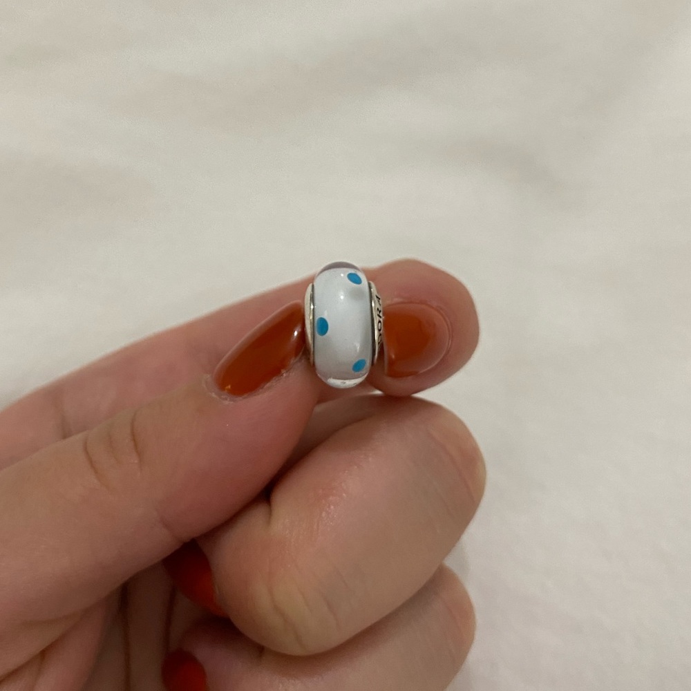 Polka Dot Pandora Bead